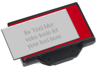 Trodat Professional 5430: Plaque-texte