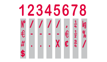 Trodat Professional 5558: Empreinte 6770